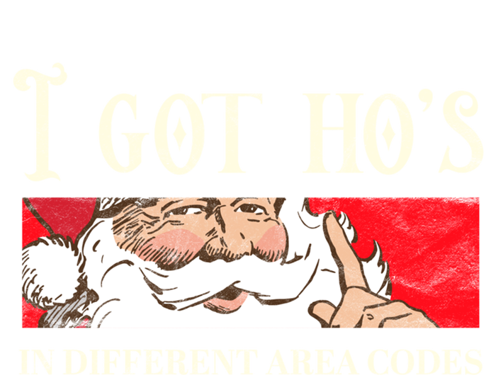 I Got Hos In Different Area Codes Christmas Gift Santa Claus Meaningful Gift Mesh Reversible Basketball Jersey Tank