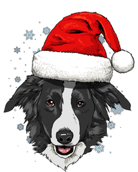 Border Collie Dog Christmas Santa Clause Navidad Xmas Puppy Gift Kids Long Sleeve Shirt