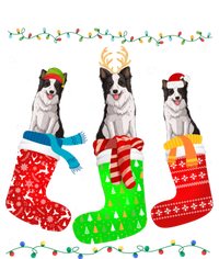 Border Collie Dog In Xmas Socks Funny Ugly Sweater Christmas Gift Sustainable Knit Beanie