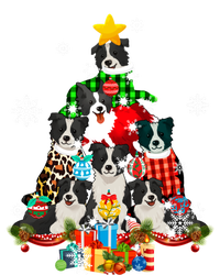 Border Collie Dog Lover Owner Christmas Tree Xmas Holiday Gift Toddler T-Shirt