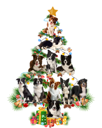 Funny Border Collie Dog Merry Christmas Tree Lover Xmas 2020 Gift Button