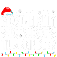 Most Likely To Pet The Reindeer Family Matching Toddler Hoodie