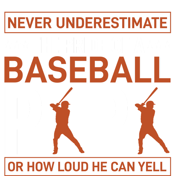 Never Underestimate The Pride Of A Baseball Papa T-Shirt