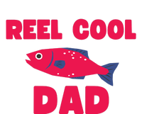 Reel Cool Dad Funny Fishing Dad Large Microfiber Waffle Golf Towel