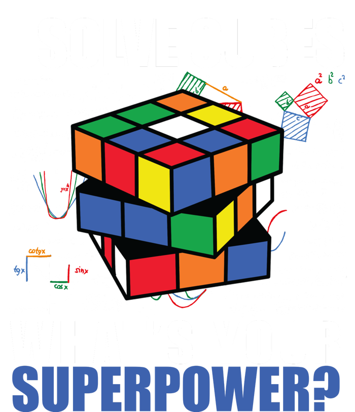 I Solve Cubes What's Your Superpower Womens Funnel Neck Pullover Hood