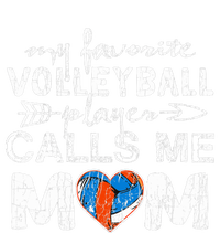 My Favorite Volleyball Player Calls Me Mom Funny Mom Fan Canvas