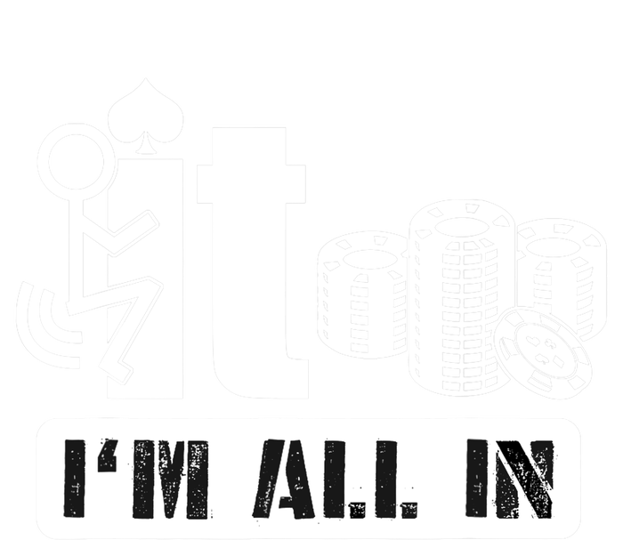 Fuck It I'm All In Casino Poker Chips Funny Card Player Gift Ceramic Star Ornament