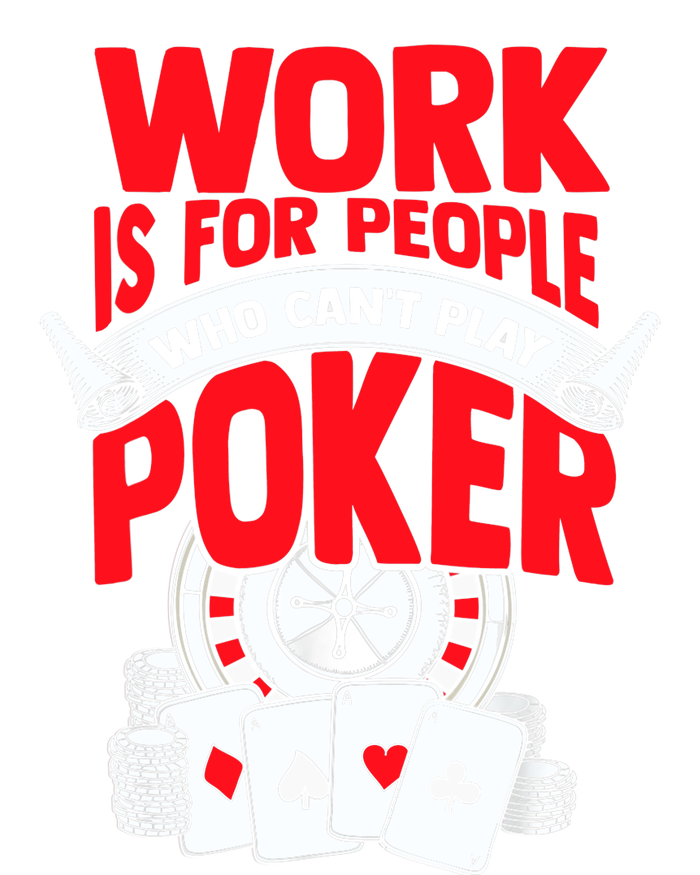 Poker Casino Player Bluffing Ace Royal Flush Pik Pot T-Shirt