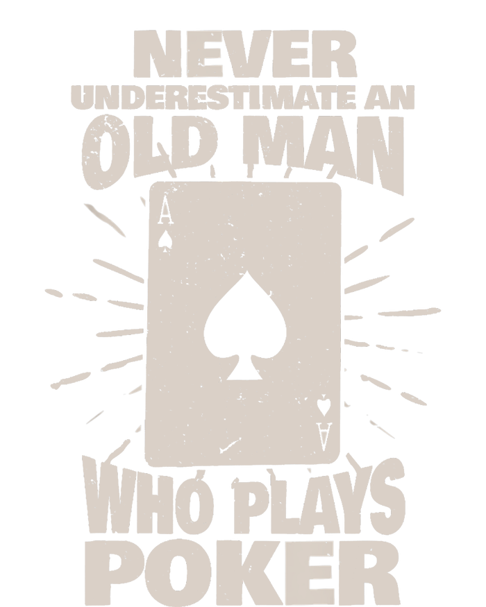 Never Underestimate An Old Man Who Plays Poker Kids T-Shirt