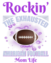 Rockin' The Exhausted American Football Mom Life Premium T-Shirt