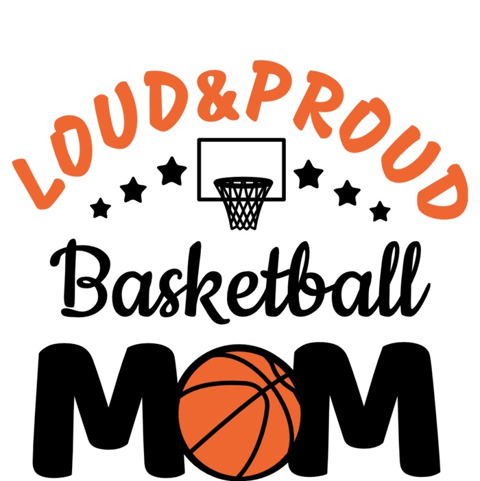 Loud & Proud Basketball Mom Gift For Basketball Fan Sport Team T-Shirt