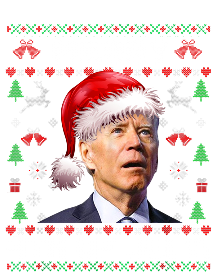 Santa Joe Biden Merry 4th Of July Ugly Christmas Sweater Gift Toddler Sweatshirt