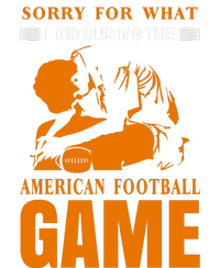 Sorry For What I Did During The American Football Game Women's Crop Top Tee