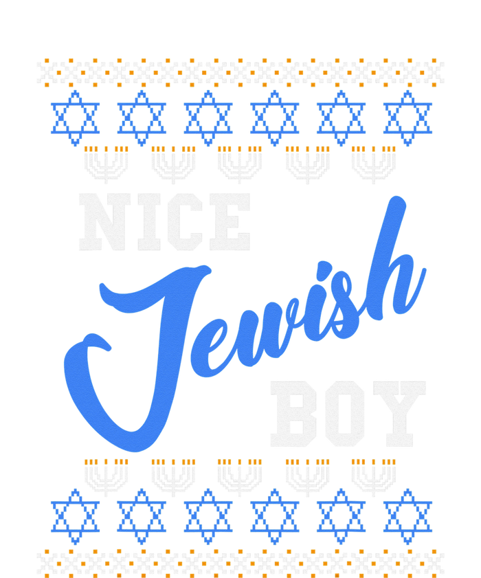 Nice Jewish Boy Hanukkah Jew Chanukah Menorah Tall Sweatshirt