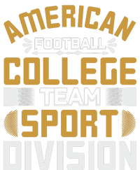 American Football College Team Sport Division T-Shirt