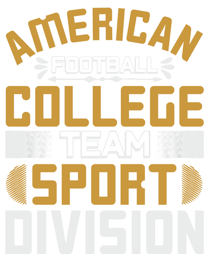 American Football College Team Sport Division T-Shirt