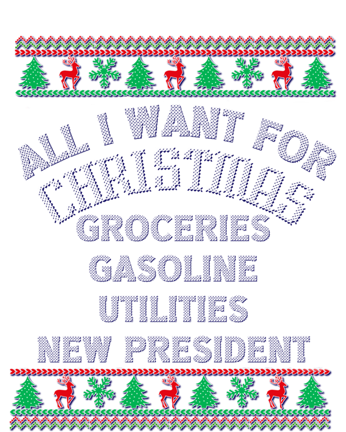 Christmas Political Humor Xmas Saying Pro Trump Anti Biden Gift T-Shirt