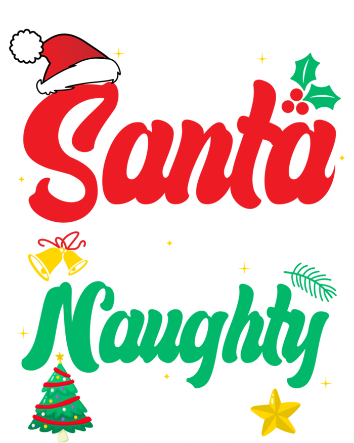 Dear Santa I'm Too Cute For Naughty List Funny Christmas Gift Mesh Reversible Basketball Jersey Tank