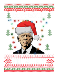 Happy Easter Joe Biden Xmas Lights Ugly Christmas Sweater Gift Bumper Sticker