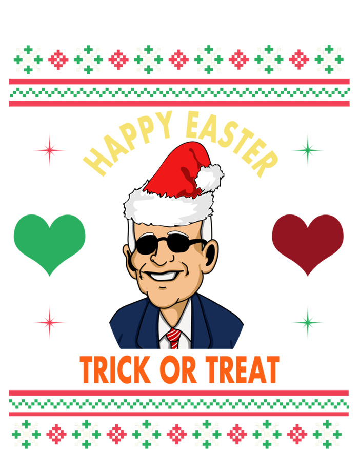 Happy Easter Trick Or Treat Antigreat Giftjoe Biden Funny Christmas Great Gift Women's T-Shirt