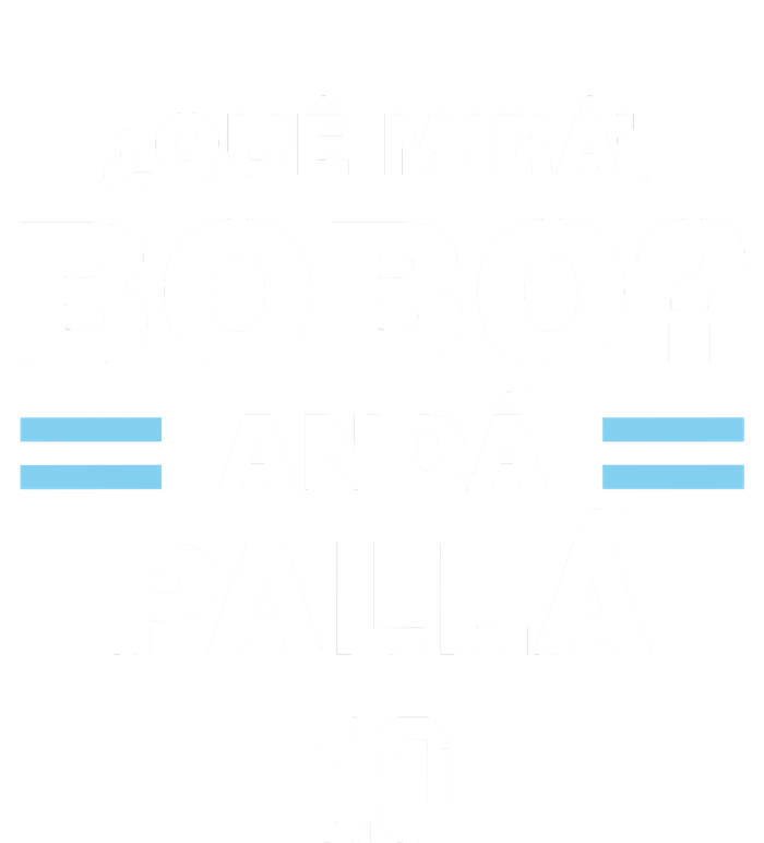 Que Mira´Bobo Argentina 10 Enza Ladies Jersey Colorblock Tee