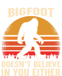 Bigfoot Doesnt Believe In You Either Bigfoot Sasquatch Retro Enza Ladies Jersey Football T-Shirt