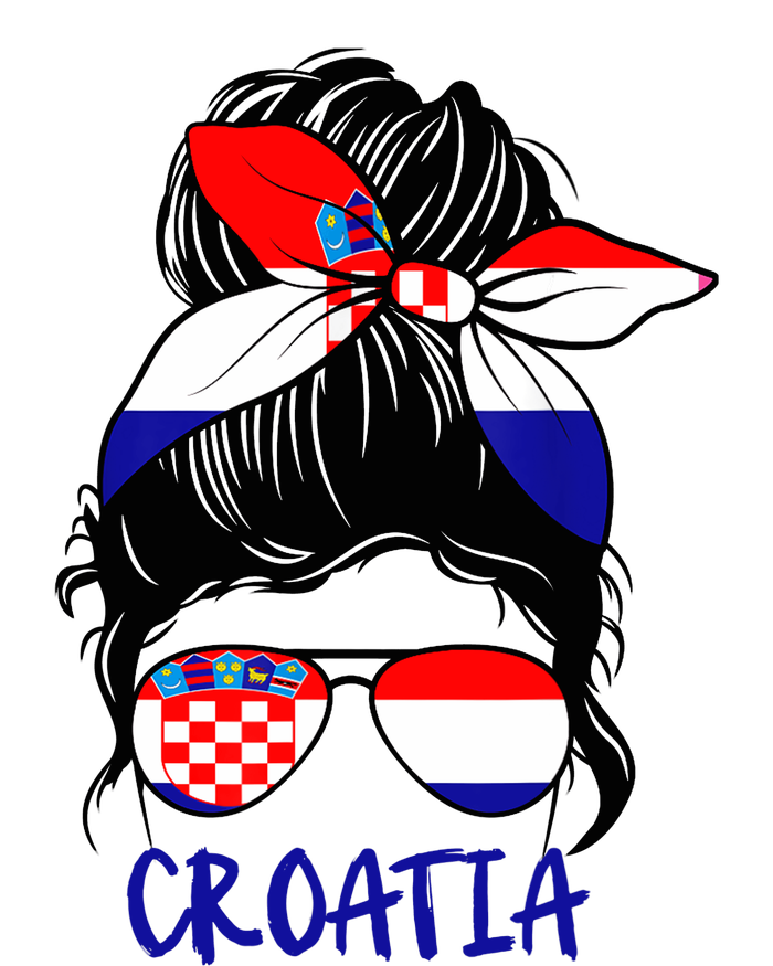 Croatian Girl Croatian Woman Proud Croatia Flag Hrvatska Cool Comfort Performance Bucket Hat