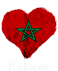 Moroccan Pride Morocco Heart Moroccan Roots Moroccan Flag Sweatshirt Cinch Pack Bag