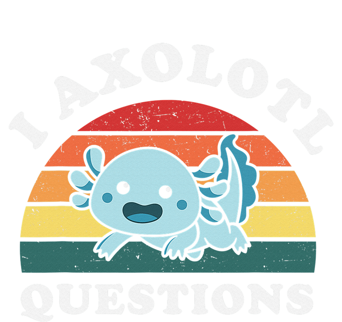 Funny Retro I Axolotl Questions Cute Axolotl Animal Adult Drive Performance Visor