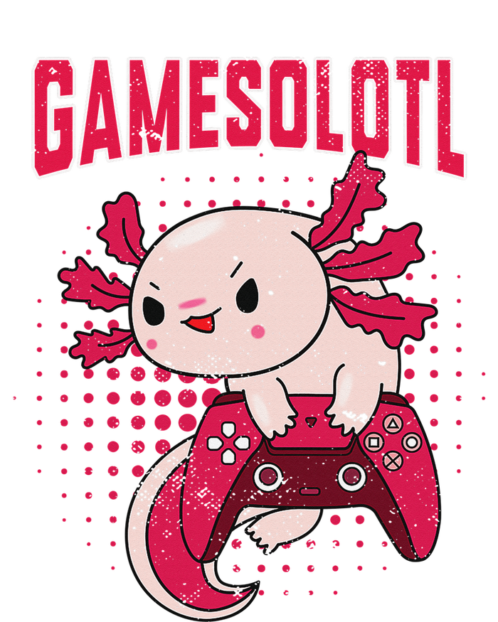 Gamer Axolotl Lover Cute Axolotl Gaming Retro Video Gamer  T-Shirt