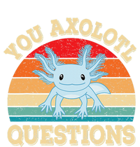 You Axolotl Questions Funny Axolotls Retro Kawaii  Drawstring Bag