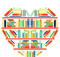 Love Books Heart T-Shirt