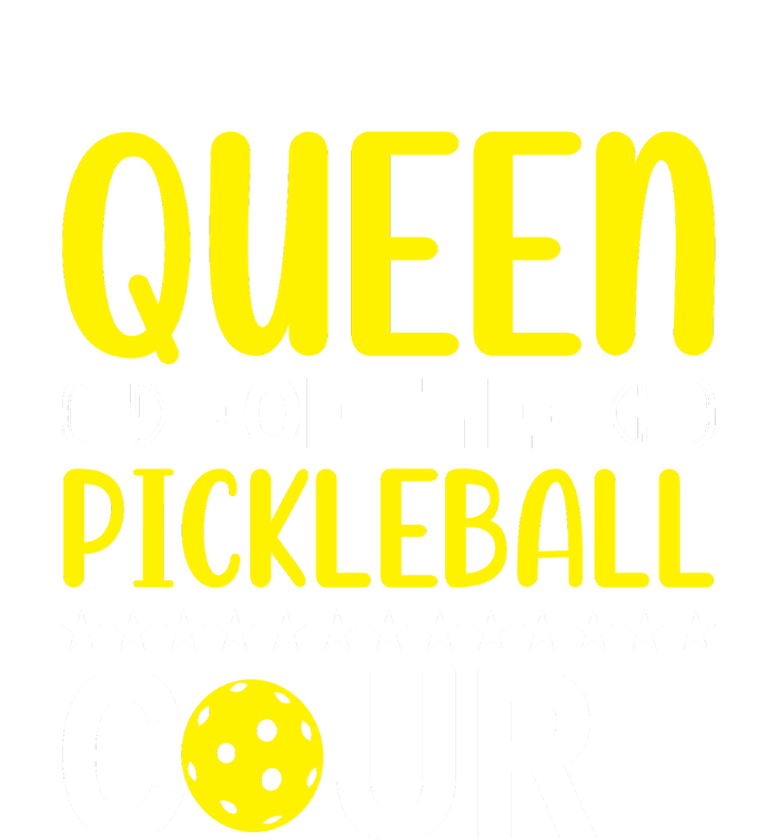 Funny Queen Of The Pickleball Court Gift For Sport Fan Pickleball Team T-Shirt