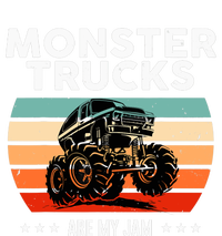 Vintage Monster Truck Are My Jam Retro Sunset Cool Engines T-Shirt