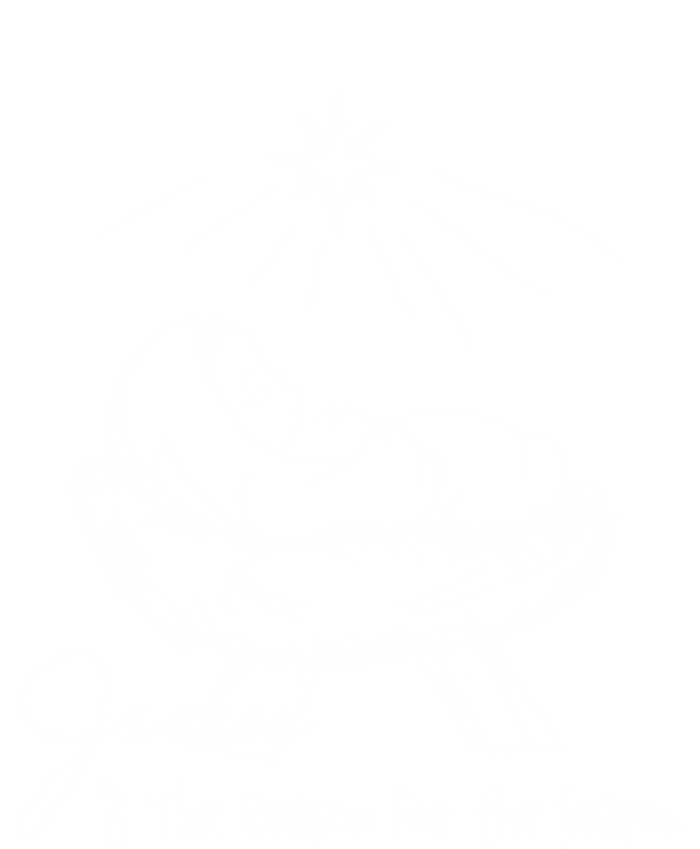 Line Art Christmas Jesus Is The Reason For The Season Gift 16 in Basic Backpack