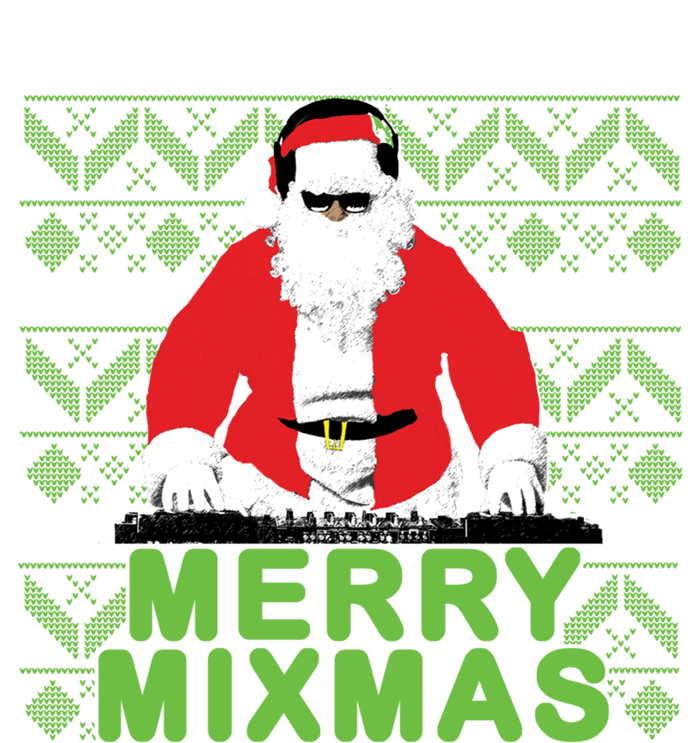 Merry Mixmas To The Dj Santa Father Christmas Funny Gift Kids Tie-Dye T-Shirt