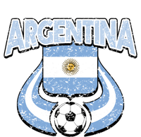 Argentina Soccer Country Flag Shield Argentinian Pride Gift V-Neck T-Shirt