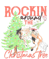 Rockin' Around The Christmas Tree Cowboy Santa Ride Horse Sweatshirt Cinch Pack Bag