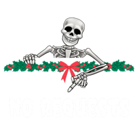 No Requests Dj Christmas Holiday Season Xmas Goth Skeleton Gift Kids Hoodie