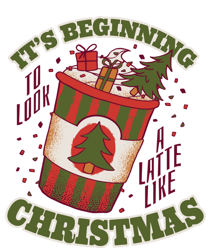 It's Beginning To Look A Latte Like Christmas Caffeine Lover T-Shirt