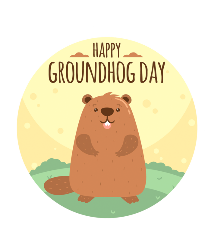 Happy Groundhog Day Gift Marmot Forecast For Spring Or Winter Gift T-Shirt