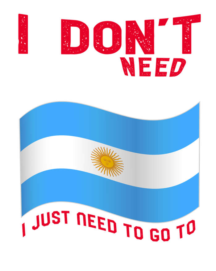 I Don't Need Therapy I Just Need To Go To Argentina Cool Gift Ceramic Bell Ornament