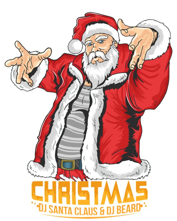 Santa Claus Hip Hop Dj Music Xmas Pajama Christmas Party Cute Gift T-Shirt