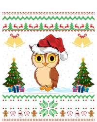 Santa Hat Owl Bird Xmas Lighting Ugly Owl Christmas Meaningful Gift Canvas