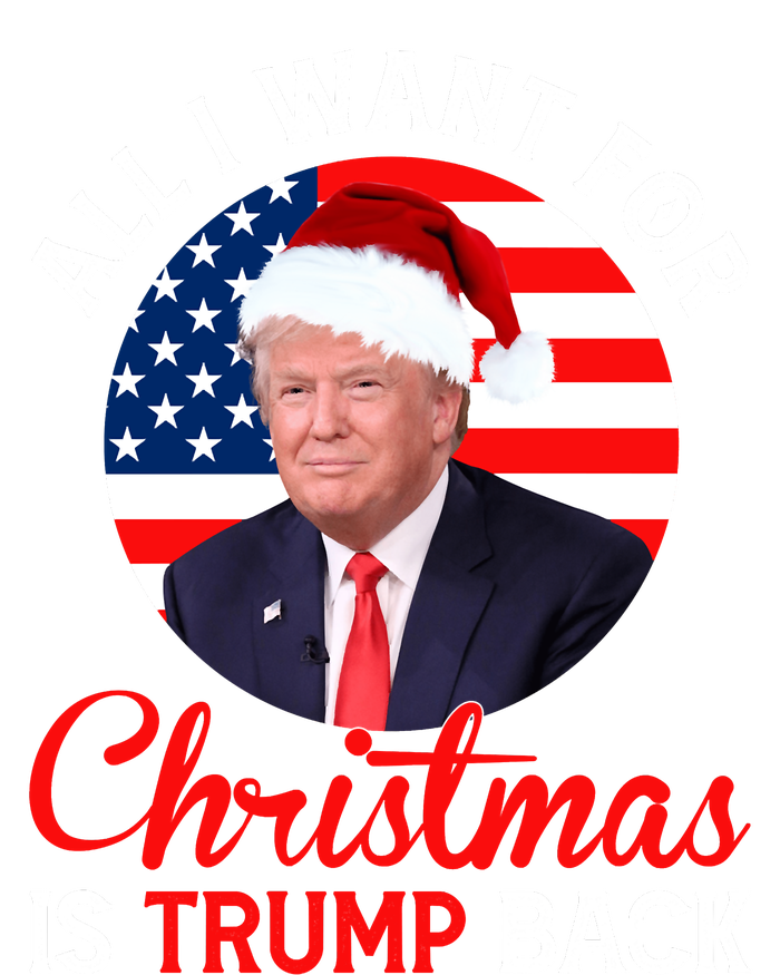 All I Want For Christmas Is Trump Back New Presiden Donald Trump Support Zip Tote Bag