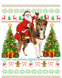 Xmas Matching Ugly Santa Riding Shetland Sheepdog Christmas Great Gift Kids Long Sleeve Shirt