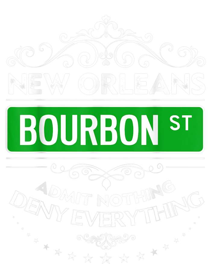 Classy New Orleans Bourbon Street Cool Fun NOLA Mardi Gras Full Zip Hoodie