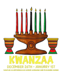 Happy Kwanzaa Kinara Candles African American Christmas Day T-Shirt