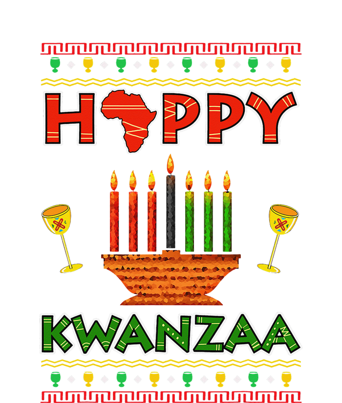 Happy Kwanzaa Kinara Candles African American Christmas Xmas T-Shirt