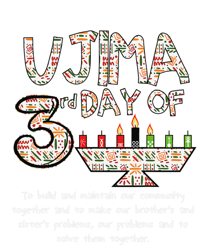 Kwanzaa Seven Principles Ujima 3 Rd Day Of Kwanzaa 25L Jumbo Tote